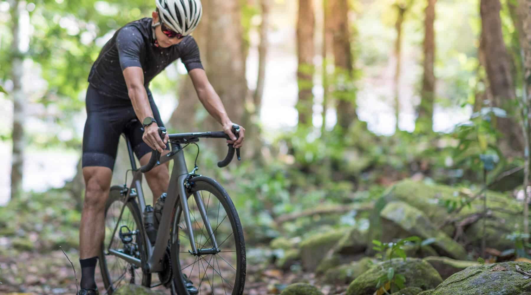 Biking on Trail