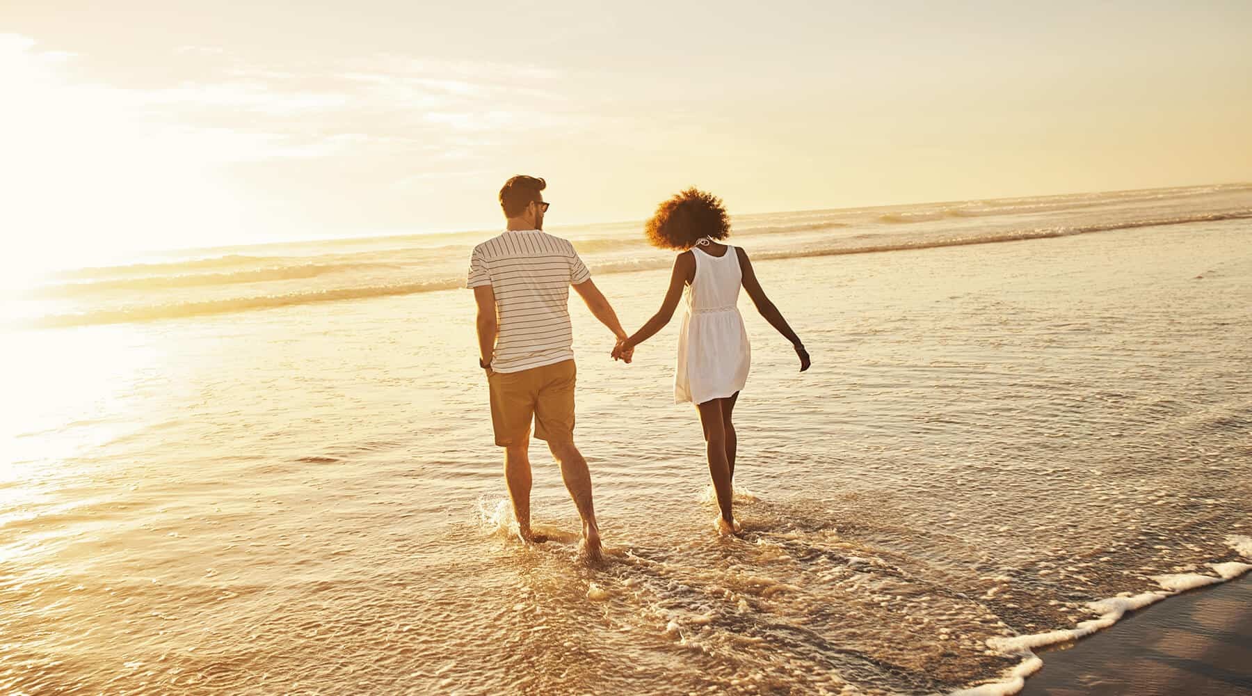 Walking on Beach